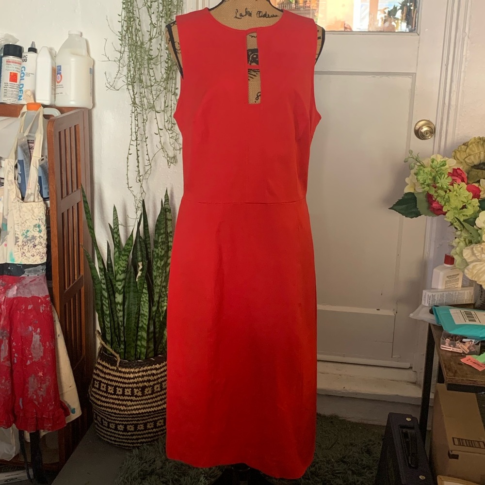 Banana Republic red dress